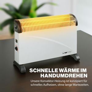 Produktbild für Konvektorheizung Clatronic KH 3077 N, weiß