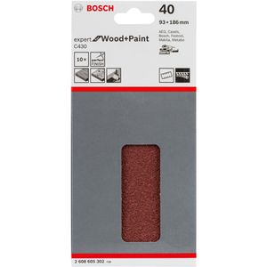 Produktbild für Schleifpapier Bosch C430 Wood and Paint, Körnung 40