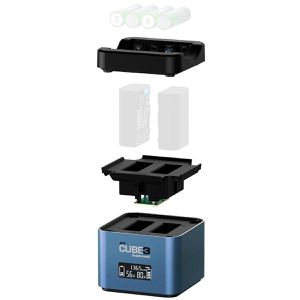 Produktbild für Kamera-Akku-Ladegerät Hähnel ProCube3 Panasonic