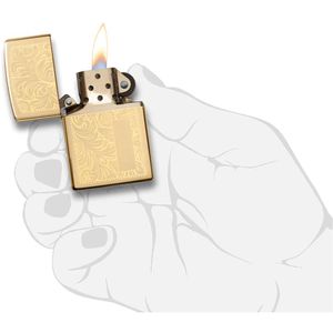 Produktbild für Feuerzeug Zippo Venetian Brass
