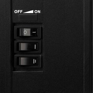 Produktbild für Heizlüfter Monzana 103239, schwarz, mit 2 Stufen bis 2000 Watt