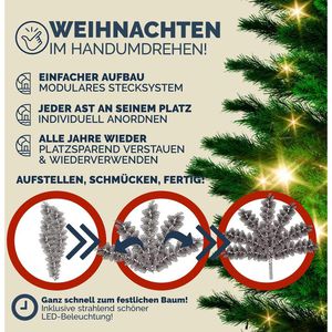 Produktbild für Weihnachtsbaum CASARIA 107722, 150cm