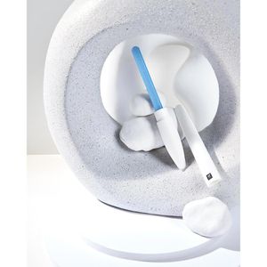 Produktbild für Nagelfeile Zwilling Premium weiß, aus Keramik
