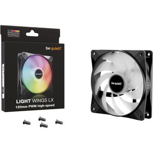 Produktbild für Gehäuselüfter Be-Quiet Light Wings LX PWM, BL123