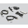 Zusatzbild KVM-Switch DeLock 11367 DP / HDMI / USB / Audio