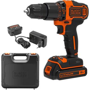 Akku-Schlagbohrschrauber Black+Decker BDCHD18K-QW