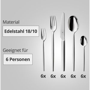 Produktbild für Besteck-Set WMF Professional Sofia, Edelstahl 18/10