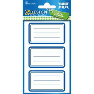 Produktbild für Buchetiketten Zweckform 59286 Z-Design, liniert