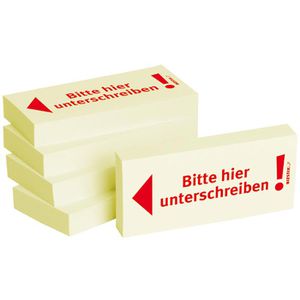 Produktbild für Haftmarker BIZSTIX Bitte hier Unterschreiben