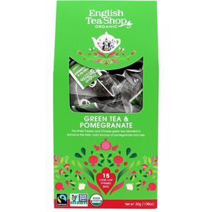 Produktbild für Tee EnglishTeaShop Grüner Tee Granatapfel, BIO