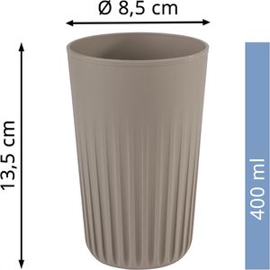 Produktbild für Trinkbecher APS 66911 To Go, braun