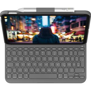 Produktbild für Tablet-Hülle Logitech Slim Folio, 920-011423, grau