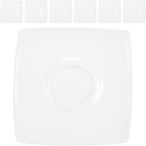 Untertasse Van-Well Java, weiß