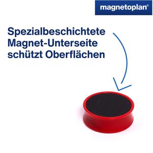 Produktbild für Magnete Magnetoplan Ergo Large, rot