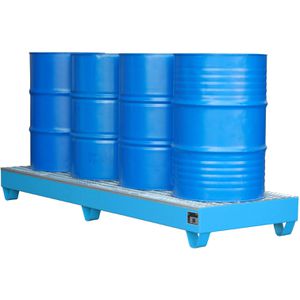 Produktbild für Auffangwanne BAUER 2042, blau, aus Stahl