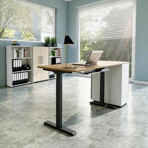 Produktbild für Schreibtisch Kerkmann Move 1 stable, asteiche / anthrazit