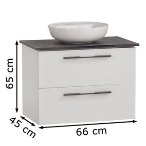 Produktbild für Waschtisch Schildmeyer Maxim, hängend, weiß