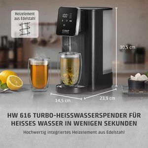 Produktbild für Heißwasserspender Caso HW 616, einstellbar 40°C - 100°C