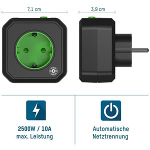 Produktbild für Zeitschaltuhr Ansmann AES1 ZeroWatt, digital