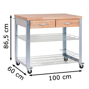 Produktbild für Küchenwagen jankurtz Cook 100, braun