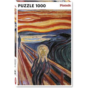 Piatnik Puzzle 5529 Munch - Der Schrei, 1000 Teile, ab 10 Jahre