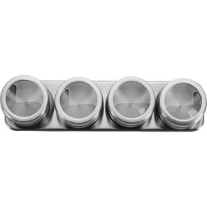 Produktbild für Gewürzregal Westmark 65152260, silber, mit 4 Gewürzdosen