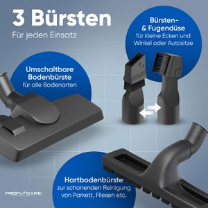 Produktbild für Staubsauger Proficare PC-BS 3133