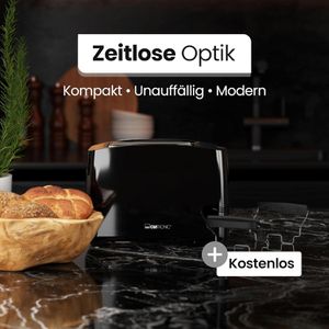 Produktbild für Toaster Clatronic TA 3801, mit 7 Röststufen &amp; Auftaufunktion