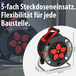 Produktbild für Kabeltrommel Brennenstuhl Professional 300KU, 25m