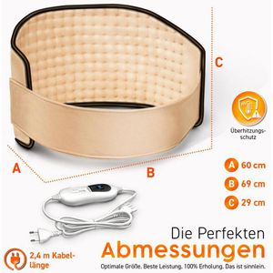Produktbild für Heizgürtel Sinnlein 1211-003, beige