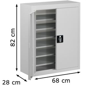 Produktbild für Magazinschrank Mauser MKST4/08, grau