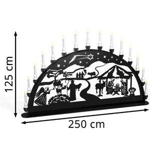Produktbild für Schwibbogen XXL-Schwibbogen Geburt Jesus Christus, outdoor