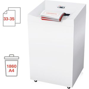 Produktbild für Aktenvernichter HSM Pure 830, 2383131, weiß, mit Rollen