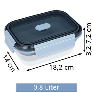 Produktbild für Frischhaltedose Lurch Up &amp; Down, aus Silikon / Kunststoff