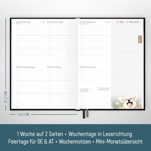 Produktbild für Buchkalender Häfft 9828-5, Chäff-Timer, 2025/2026