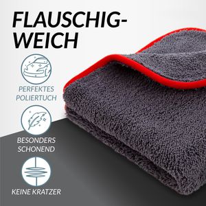Produktbild für Poliertuch Glart Premium Flausch , 40 x 40 cm