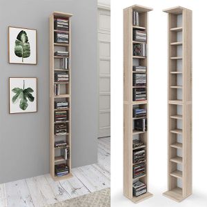 Produktbild für CD-Regal Vicco Jukebox, sonoma eiche