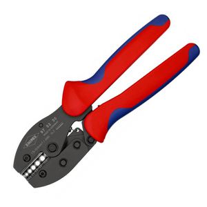 Terminali Gemellati Preisolati Knipex - 100 Pezzi 2x2,5 Mm&sup2;, Colore Blu, Per Cablaggi Elettrici
