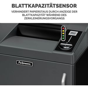 Produktbild für Aktenvernichter Fellowes 4617301 Fortishred 3250SMC mit Rollen
