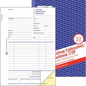 Produktbild für Kombinationsbuch Zweckform 1739, A5