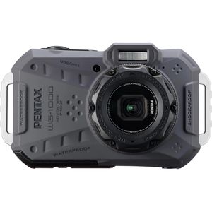 Kompaktkamera Pentax WG-1000 grau, mit 2,7 Zoll Display