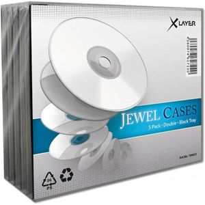 Produktbild für CD-Hüllen MediaRange BOX31-2, 140 x 124 mm