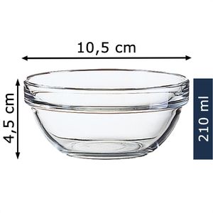 Produktbild für Dessertschalen Arcoroc Empilable ARC 10019