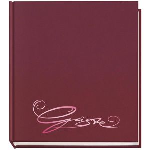 Veloflex Gästebuch 5420020 Classic, 20,5 x 24cm, 144 Seiten, mit Prägung, aubergine