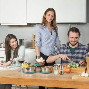 Produktbild für Gewürzmühle Relaxdays 10023278, Höhe 13 cm, 2 Stück