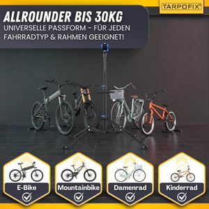 Produktbild für Fahrrad-Montageständer Tarpofix Profi FRM02-BL, E-Bike