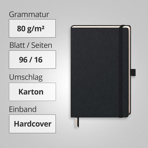 Produktbild für Notizbuch Brunnen Kompagnon Klassik, Karton Hardcover
