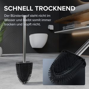 Produktbild für WC-Bürste ovimar Ersatzbürste Omofyr, silber