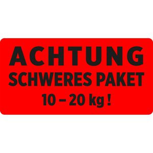 Produktbild für Hinweisetiketten Zweckform Schweres Paket 10-20kg