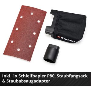 Produktbild für Schwingschleifer Einhell TC-OS18/187 Li Solo, Akku